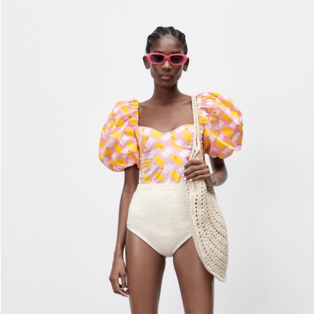 Zara Poplin Bodysuit